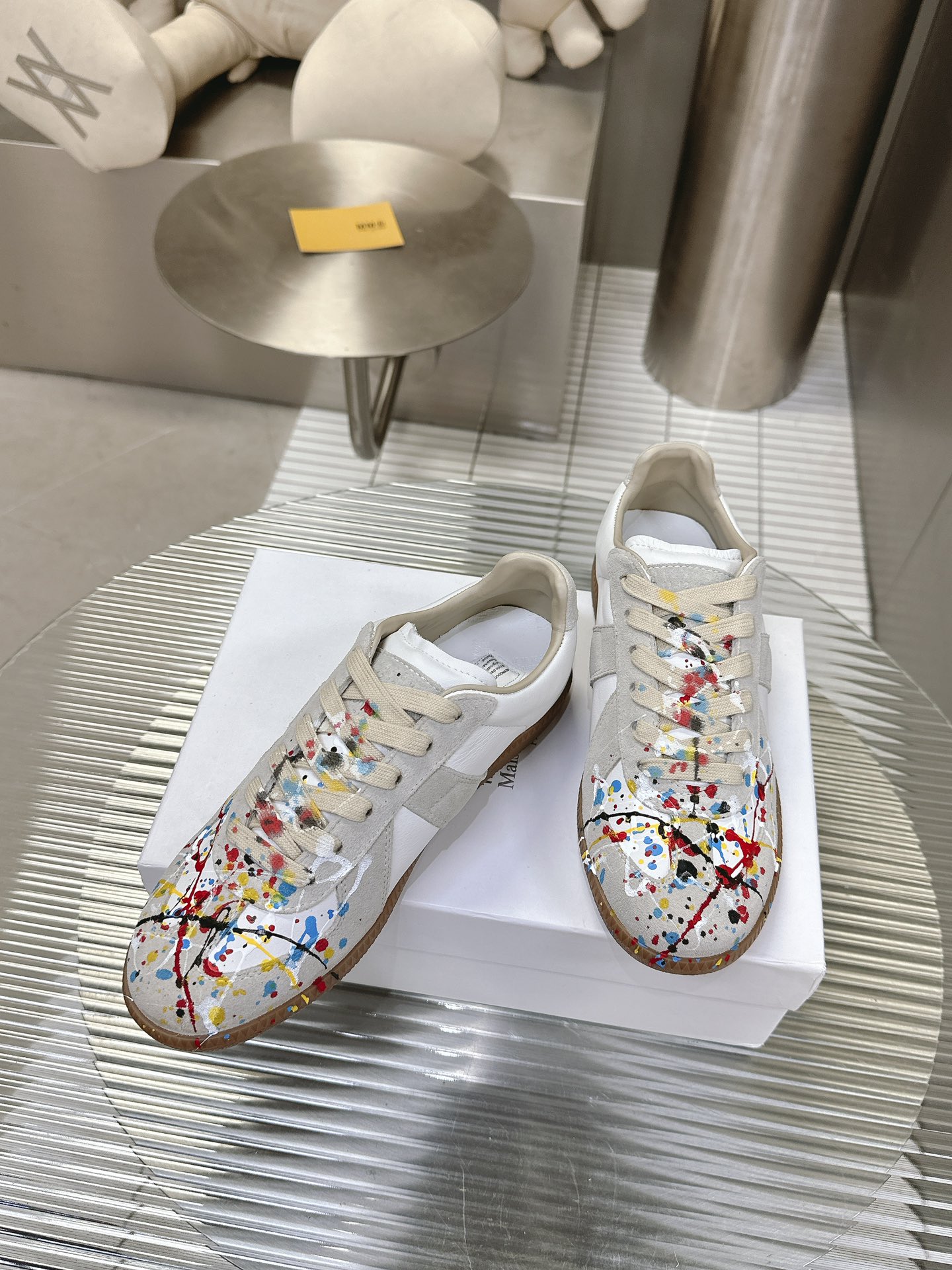 Maison Margiela Replica paint-splatter sneakers