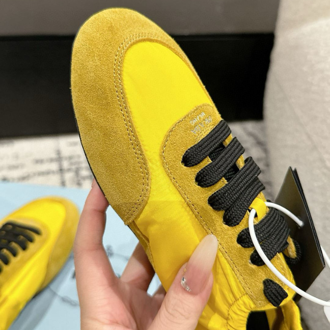 PRADA Collapse Re-Nylon and suede sneakers PRADA Collapse Re-Nylon and suede sneakers