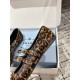 PRADA Printed leather ballerinas,Honey