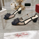 ROGER VIVIER Belle Vivier Slingback Pumps in mesh fabric ROGER VIVIER Belle Vivier Slingback Pumps in mesh fabric