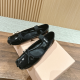 MIUMIU Black Satin ballerinas MIUMIU Black Satin ballerinas