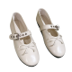 MIUMIU Leather ballerinas White MIUMIU Leather ballerinas White