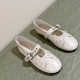 MIUMIU Leather ballerinas White MIUMIU Leather ballerinas White