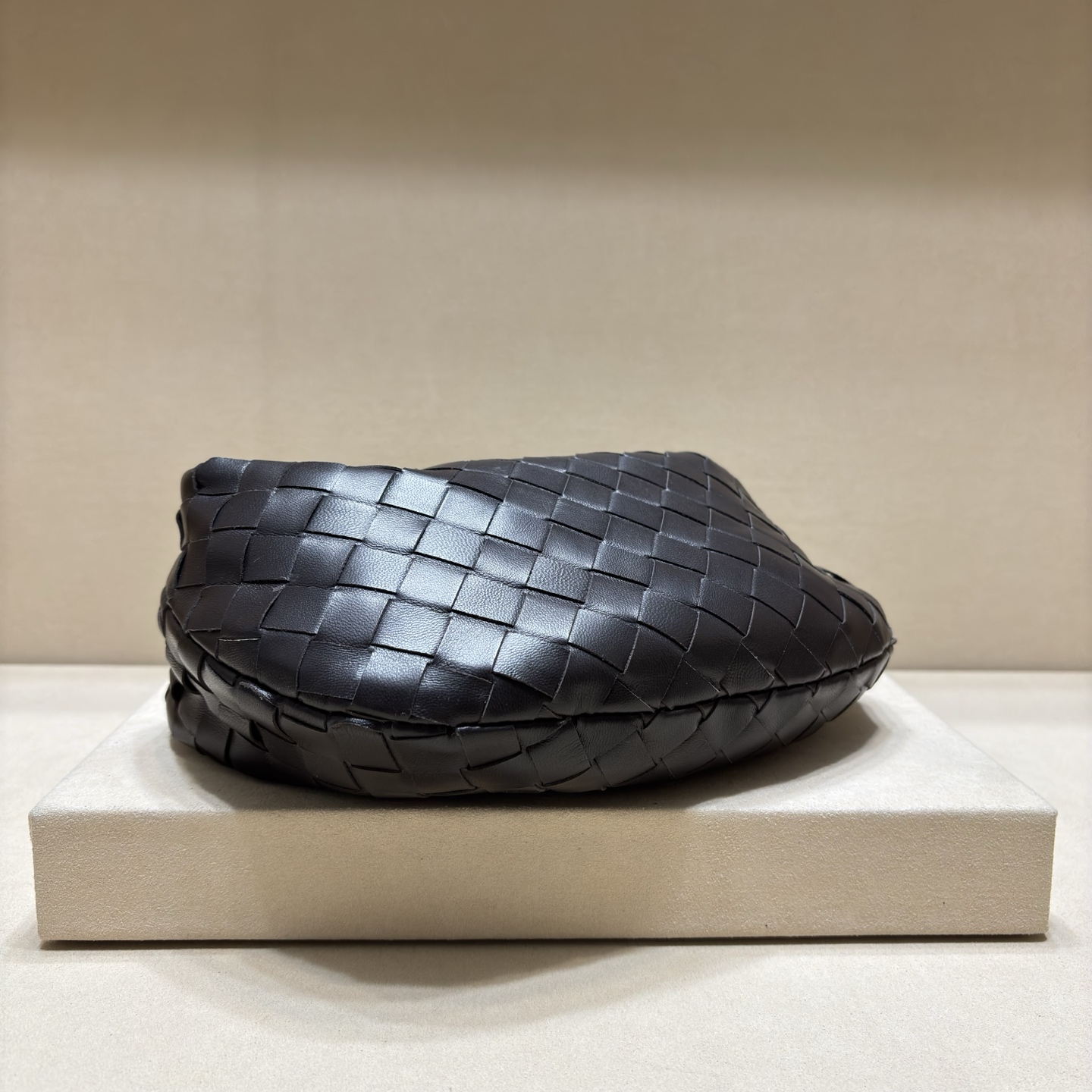 BOTTEGA VENETA Intrecciato Mini Jodie - BLACK Handle Bags, Handbags