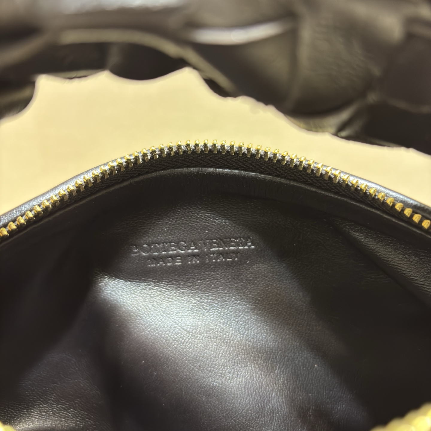 BOTTEGA VENETA Intrecciato Mini Jodie - BLACK Handle Bags, Handbags