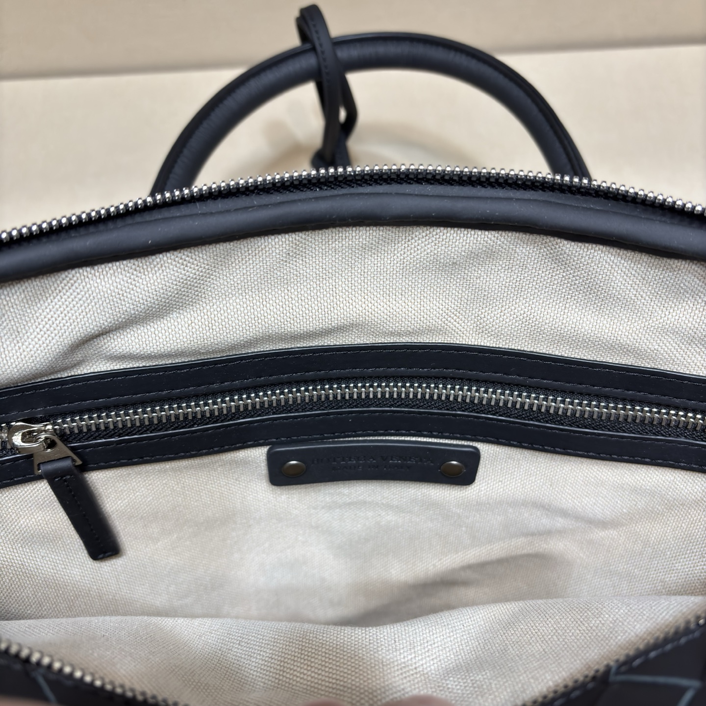 BOTTEGA VENETA Getaway Briefcase, in Nocturnal