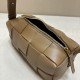 BOTTEGA VENETA Brick Cassette Shoulder Bag Maxi Intrecciato Leather, Brown