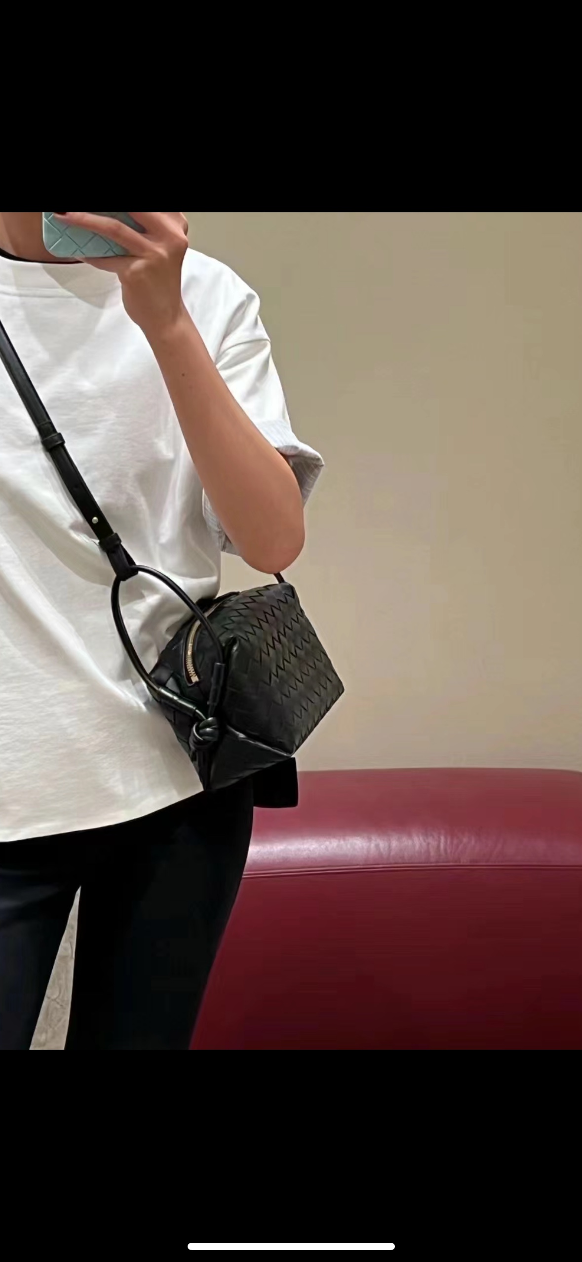 BOTTEGA VENETA Women's Top Handle Loop in Black