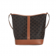 CELINE Medium Bucket IN Triomphe Canvas and calfskin CELINE Medium Bucket IN Triomphe Canvas and calfskin