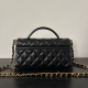 CHANEL Mini Classic Handbag Lambskin & Gold-Tone Metal Black CHANEL Mini Classic Handbag Lambskin & Gold-Tone Metal Black