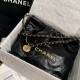 CHANEL 22 Handbag Shiny Calfskin & Gold-Tone Metal Black CHANEL 22 Handbag Shiny Calfskin & Gold-Tone Metal Black