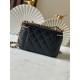 CHANEL24c BOX Handbag Black 17cm CHANEL24c BOX Handbag Black 17cm
