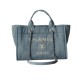 CHANEL Beach bag, denim fabric with a distressed look, as3257