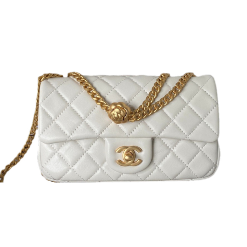 CHANEL Camellia Adjustable Buckle Collection Medium AS4041