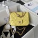 CHANEL Camellia Adjustable Buckle Collection, Smal, Yellow  AS4040