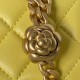 CHANEL Camellia Adjustable Buckle Collection, Smal, Yellow  AS4040