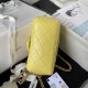 CHANEL Camellia Adjustable Buckle Collection, Smal, Yellow  AS4040