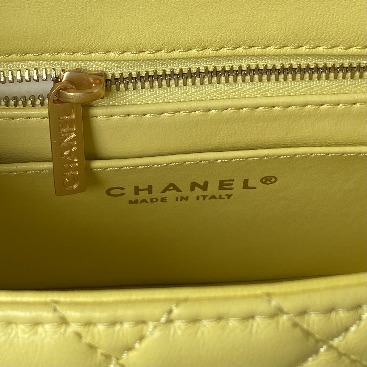 CHANEL Camellia Adjustable Buckle Collection, Smal, Yellow  AS4040