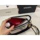 CHANEL Gabrielle Handbag White and Black