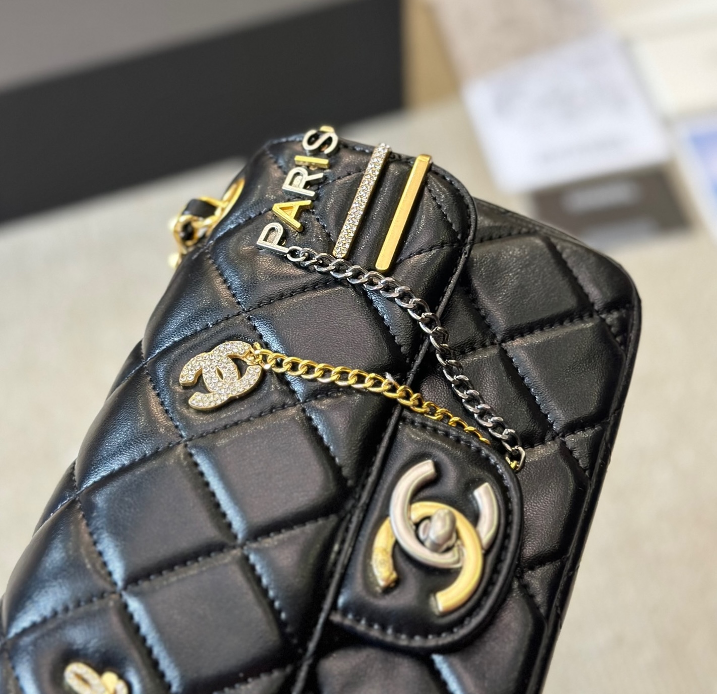 CHANEL Limited Edition Lucky Charm Badge Flap Bag