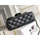 CHANEL Hobo Handbag Black with Golden Chain CHANEL Hobo Handbag Black with Golden Chain