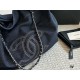 CHANEL Denim XL Coco Cabas Tote Dark Blue 