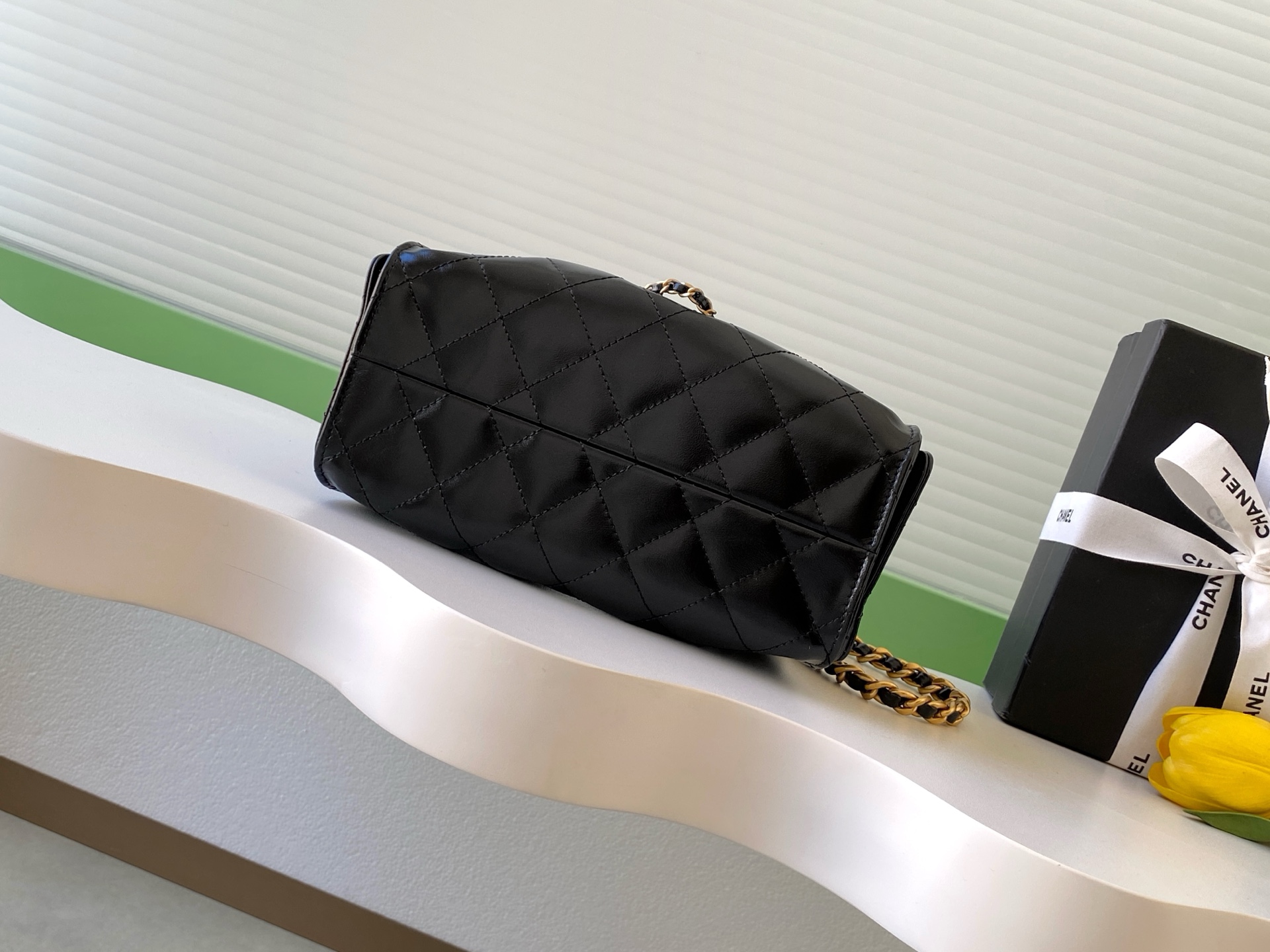 New Chanel Mini Black  25 Hobo Handbag 