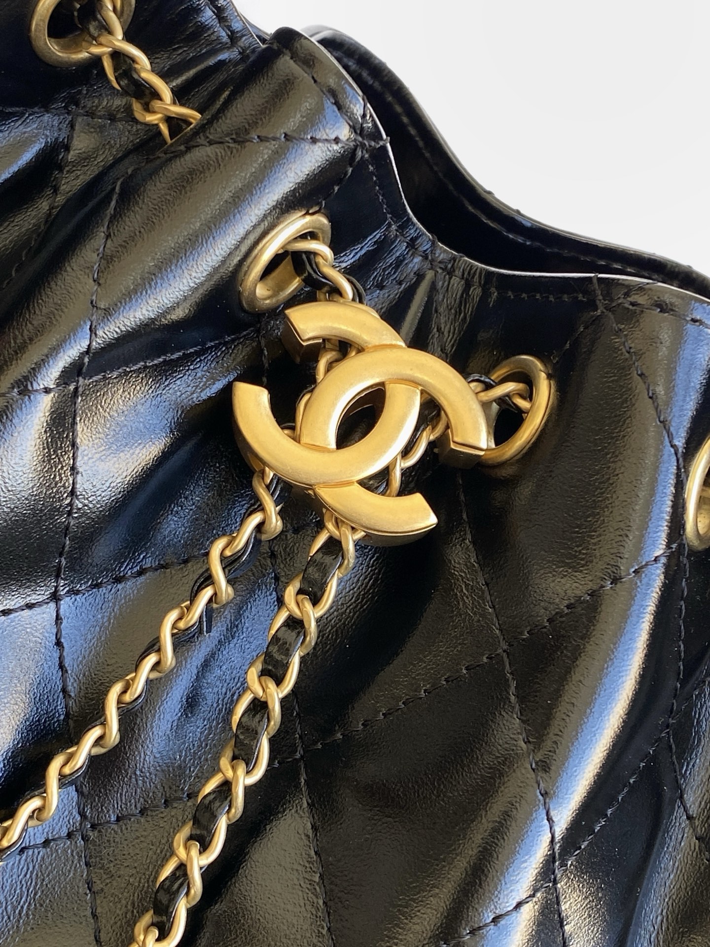 New Chanel Mini Black  25 Hobo Handbag 