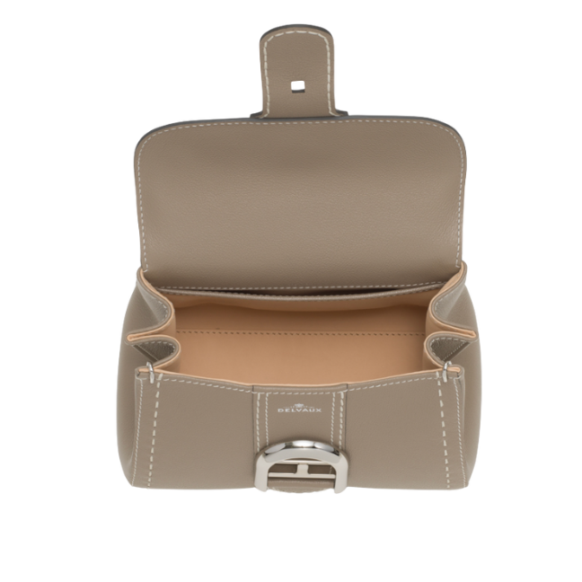 DELVAUX Brillant Surpiqué Ivory DELVAUX Brillant Surpiqué Ivory