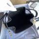 CHRISTIAN DIOR Oblique Calfskin C'est Dior Cannage Bucket Bag Blue