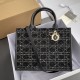 CHRISTIAN DIOR Dior Tote bag - Black Cannage Tweed 