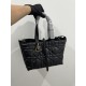 CHRISTIAN DIOR Medium Dior Toujours Bag,Black Macrocannage Calfskin