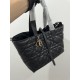 CHRISTIAN DIOR Medium Dior Toujours Bag,Black Macrocannage Calfskin