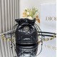 CHRISTIAN DIOR Miss Caro Mini Bucket Bag - Black Macrocannage CHRISTIAN DIOR Miss Caro Mini Bucket Bag - Black Macrocannage
