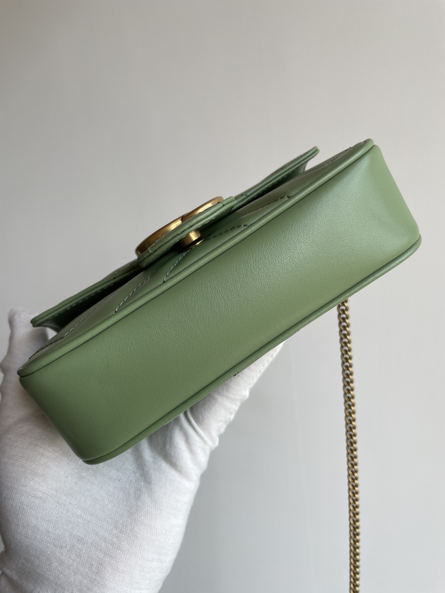 GUCCI GG Marmont shoulder bag, green