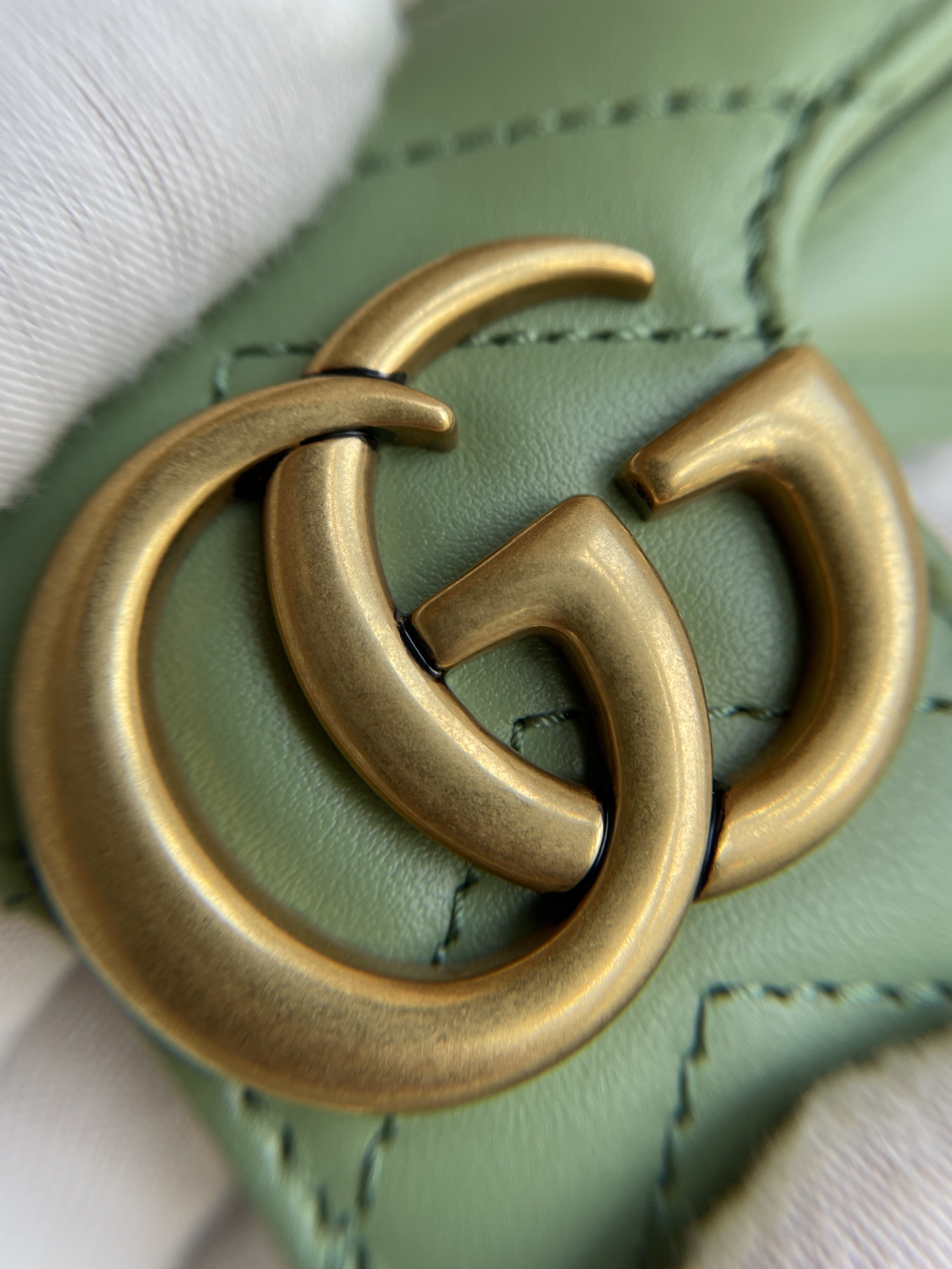 GUCCI GG Marmont shoulder bag, green