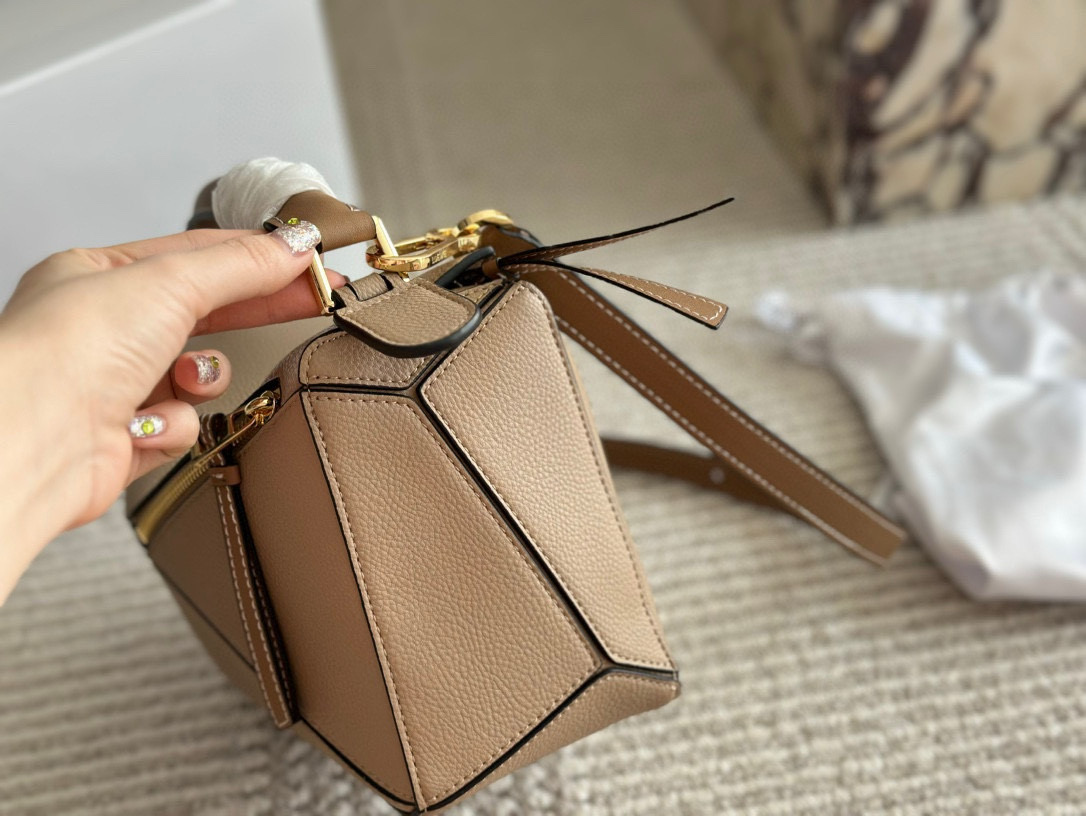 Loewe Mini Featherlight Puzzle bag in nappa lambskin