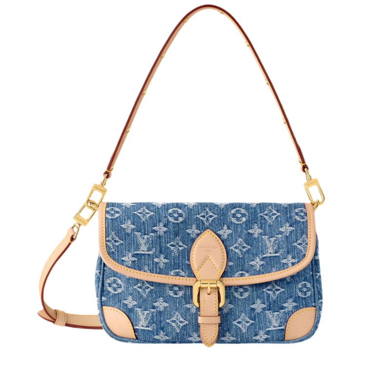 LOUIS VUITTON M13070 Diane Demin Handbag, HIGH VERSION！