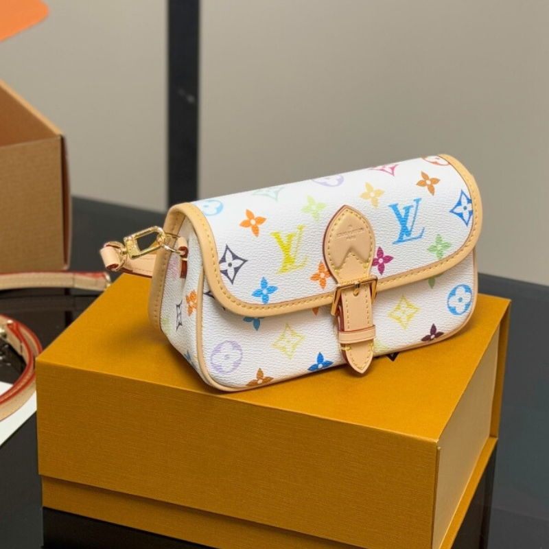 LOUIS VUITTON Diane Nano White