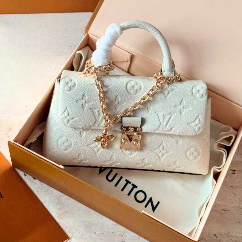 LOUIS VUITTON Nano Madeleine White