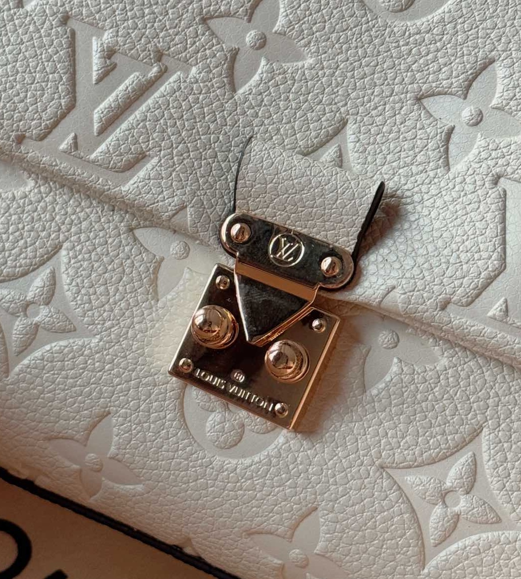 LOUIS VUITTON Nano Madeleine White