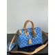 LOUIS VUITTON Speedy P9 Bandoulière 30 Monogram, Blue