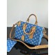 LOUIS VUITTON Speedy P9 Bandoulière 30 Monogram, Blue