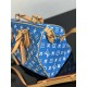 LOUIS VUITTON Speedy P9 Bandoulière 30 Monogram, Blue