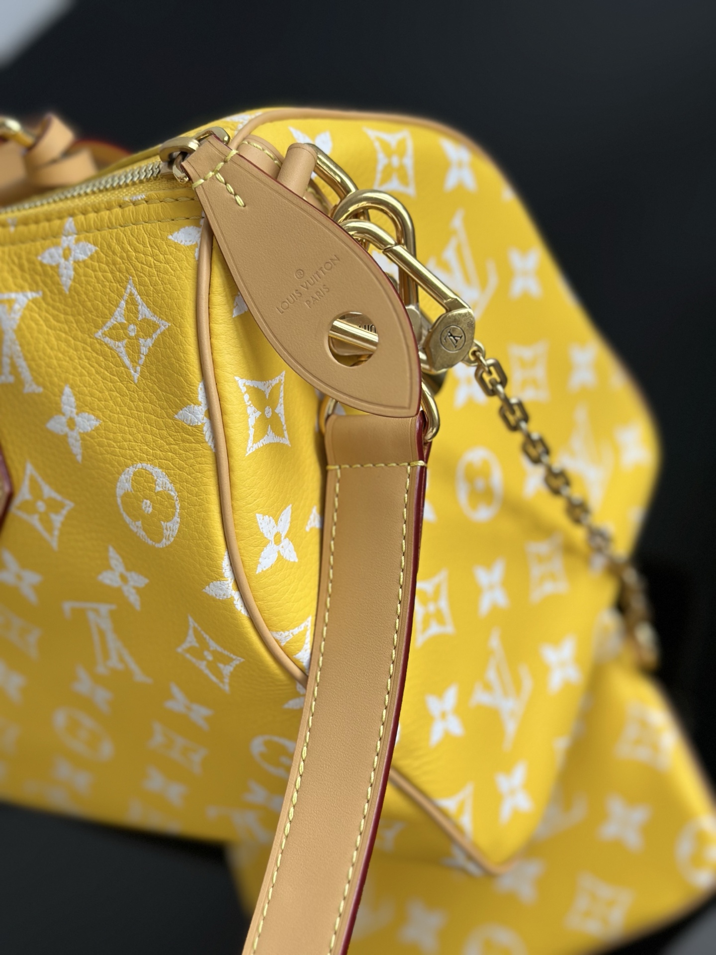 LOUIS VUITTON Speedy P9 Bandoulière 30 Monogram Yellow