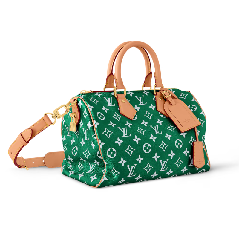 LOUIS VUITTON Speedy P9 Bandoulière 30 Monogram Green