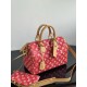 LOUIS VUITTON Speedy P9 Bandoulière 30 Monogram Red