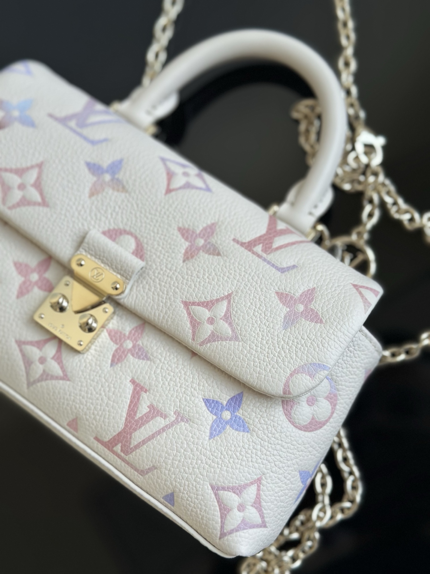 LOUIS VUITTON Nano Madeleine Monogram Empreinte Leather Handbag