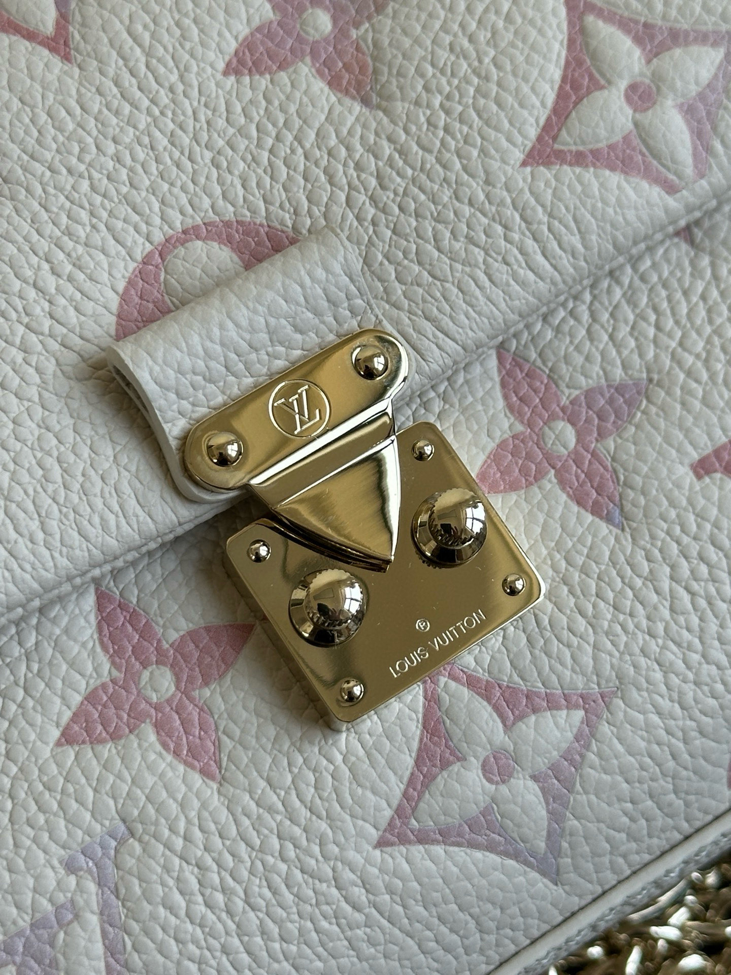 LOUIS VUITTON Nano Madeleine Monogram Empreinte Leather Handbag