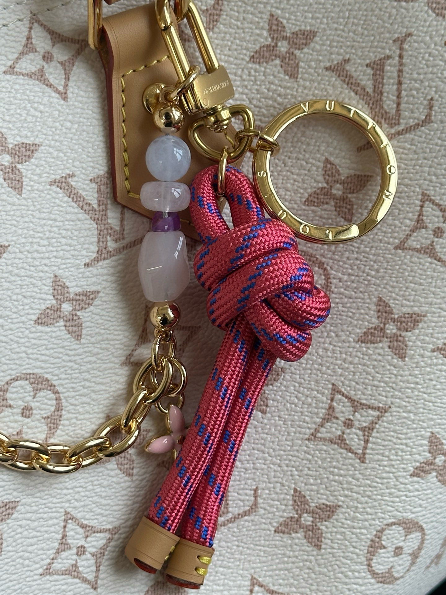 LOUIS VUITTON Speedy Soft 30 Lucky Other Monogram Canvas Handbag